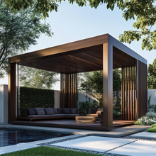 Load image into Gallery viewer, Aluminum Louvered Pergola